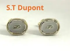 極美品】S.T Dupont デュポン メンズ カフリンクス ゴールドシルバー
