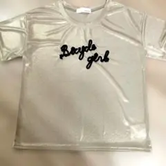 Lily Brown メタリックゴールドTシャツ Fのサムネイル