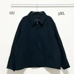 0600 GU コージーメルトンジップアップブルゾン 3XLサイズ NAVY