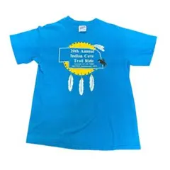 90s USA製　Hanes プリントTシャツ　シングルステッチ　古着　8#e