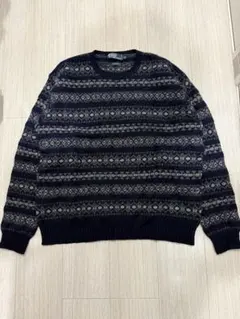 希少 90s. POLO RALPH LAUREN フェアアイル柄 ニットのサムネイル