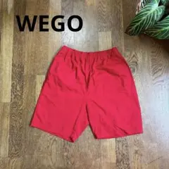 良品✨WEGOウイゴー レッド ショートパンツ ウエストゴムMのサムネイル
