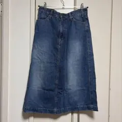DMG デニム 膝丈 スカート