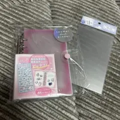 クーリア toumei シールバインダー ピンク　とうめいシールシート