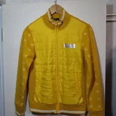 23区ゴルフ フルジップジャケット　ニット切り替え　レディース０　Sサイズ位