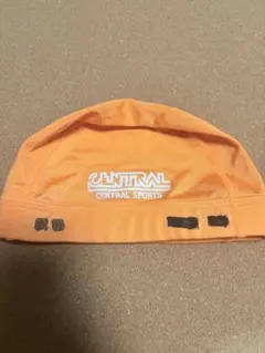 セントラル　オレンジ 水泳帽子　Lサイズ