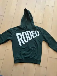 【美品】RODEO パーカー ダークグリーン
