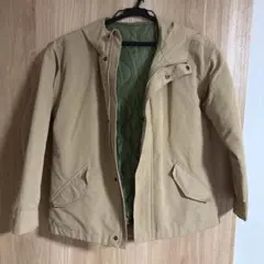 ベージュ フード付きジャケット グローバルワーク