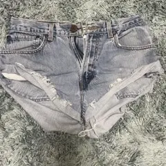 ワンティースプーン　ショートデニムパンツ