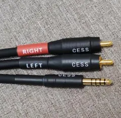 CESS-262 4.4mmバランスオス - 2 RCAオーディオケーブルのサムネイル