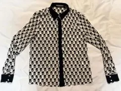 alice+olivia 総柄シャツ 美品 モノトーンのサムネイル