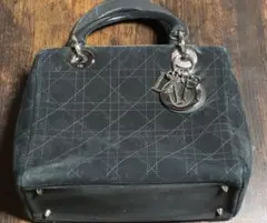 Dior 黒 スエード ハンドバッグ　最終値下げ6／7までのサムネイル