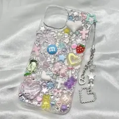 iPhone15 対応 量産型 地雷系 デコケース MUp009