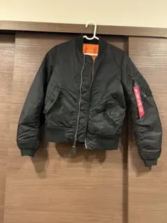 アルファインダストリーズ MA-1 フライドジャケット リバーシブル S 黒