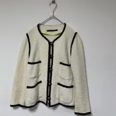 【スピックアンドスパン】Spick & Span ノーカラー　ジャケットのサムネイル