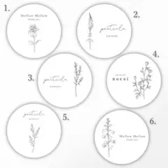 【丸＃44】ツヤありショップシール★サンキューシールアクセサリー台紙の梱包お供に