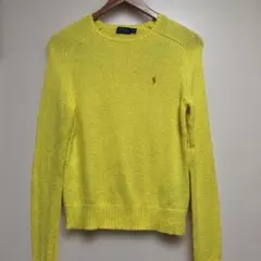 POLO RALPH LAUREN コットンニット イエロー