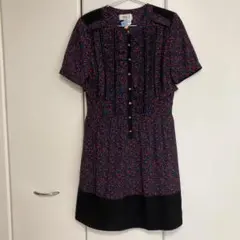 COACH コーチ　小花柄シルクワンピース