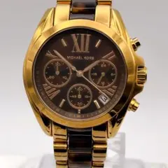 【稼働品】マイケルコース 腕時計 Bradshaw べっ甲 MK5944のサムネイル