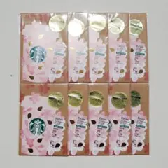 スターバックス コーヒー SAKURA2026 ビバレッジカードピンク 10枚のサムネイル