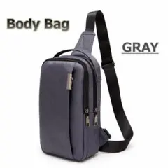 ボディバッグ メンズ シンプル ショルダーバッグ 防撥水 斜めかけバッグ