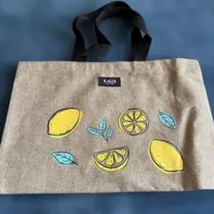 KALDI レモン柄 トートバッグ