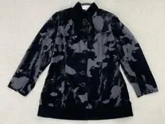 (K12204）HANAE MORI ベロアジャガードシアージャケット ブラウス