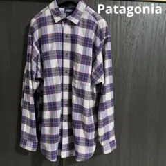 Patagonia パタゴニア オンブレ チェック ポルトガル製 サイズ Ｌ