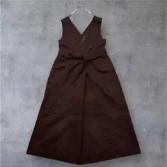 ★美品◆アーバンリサーチロッソ◆ Vネックスエードジャンパーワンピース