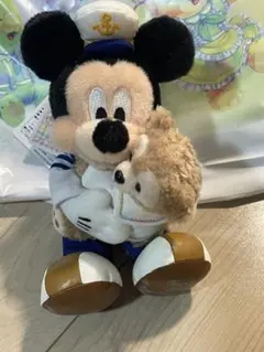 ミッキーマウス ダッフィー ぬいぐるみバッジ