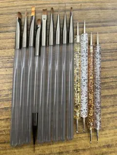 ネイルアートブラシセット 12本