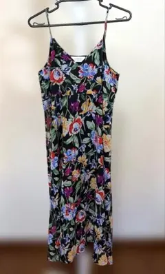 【美品】LOWRYS FARM 花柄キャミソールワンピース　Ｍサイズ