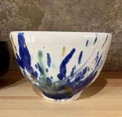 茶碗 色絵 青瓢箪 加藤永山 抹茶茶碗 抹茶碗 茶道具 抹茶 - メルカリ