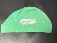 セントラルスポーツ　帽子　スイミング　緑　グリーン　水泳帽 スイミングキャップ