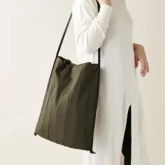 パヒヨネ　プリーツデザイン エコバッグのサムネイル