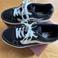 VANS レディース　スニーカー ブラック ローカット　23.5cm