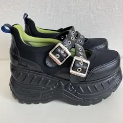 YOSUKE/ヨースケ 厚底ダブルベルティッドスニーカー 22.5cmのサムネイル