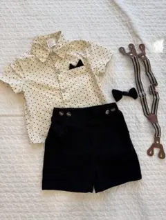 子供　セレモニースーツ　フォーマル服　4点セット　90cm
