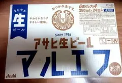 アサヒ生ビール マルエフ 350ml 24缶入 ケースのサムネイル