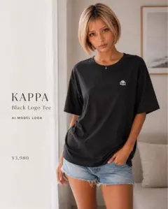 Kappa Black Logo Tee 半袖 Tシャツのサムネイル