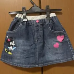 BABY DOLLミニーマウス デニムスカート 140