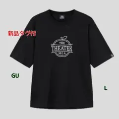 ジーユー グラフィックT(5分袖)ミセスグリーンアップル コラボ オーバーサイズ