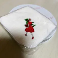オードリー ミニタオル刺繍ハンカチ　新品未開封
