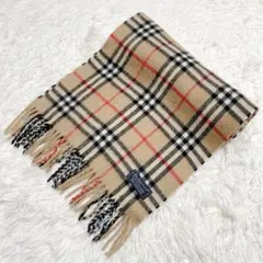 BURBERRYS ノバチェック カシミヤ100％マフラー ベージュ