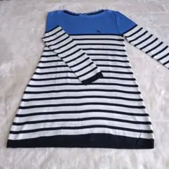★美品★【BURBERRY 】BLUE LABEL ボーダー 長袖チュニック