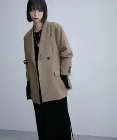 ADAM ET ROPE' HOMME ネップツイード ライダースジャケット - メルカリ