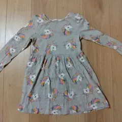 H&M ユニコーン柄 長袖ワンピース