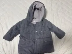 Trois enfants キッズ 中綿コート フード付き