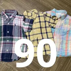ベビー　キッズ　90 半袖シャツ３枚SET