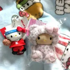 me％　日焼けキティ　マスコットキーホルダー　グローバルワーク　andst